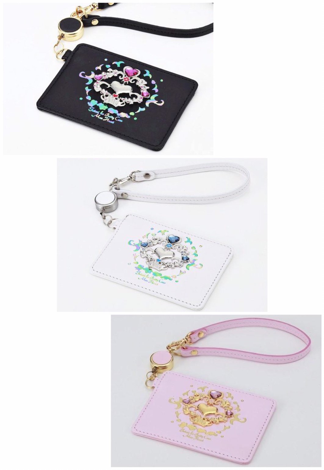PRE-ORDER : Futari wa Pretty Cure Max Heart Genuine Leather Pass Case