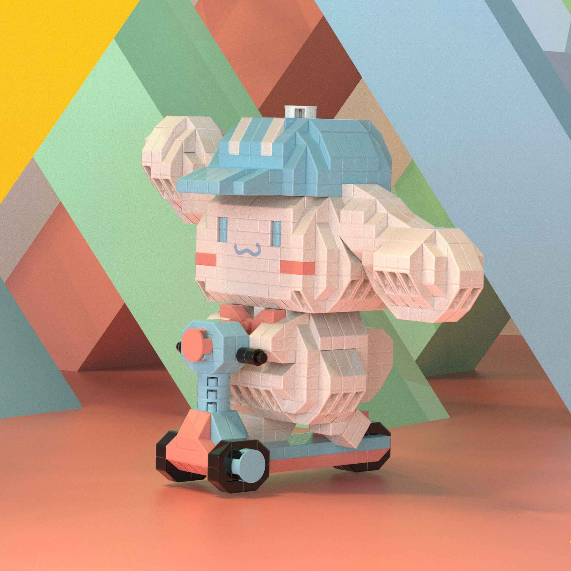 Gejia 6056 Riding Cinnamoroll