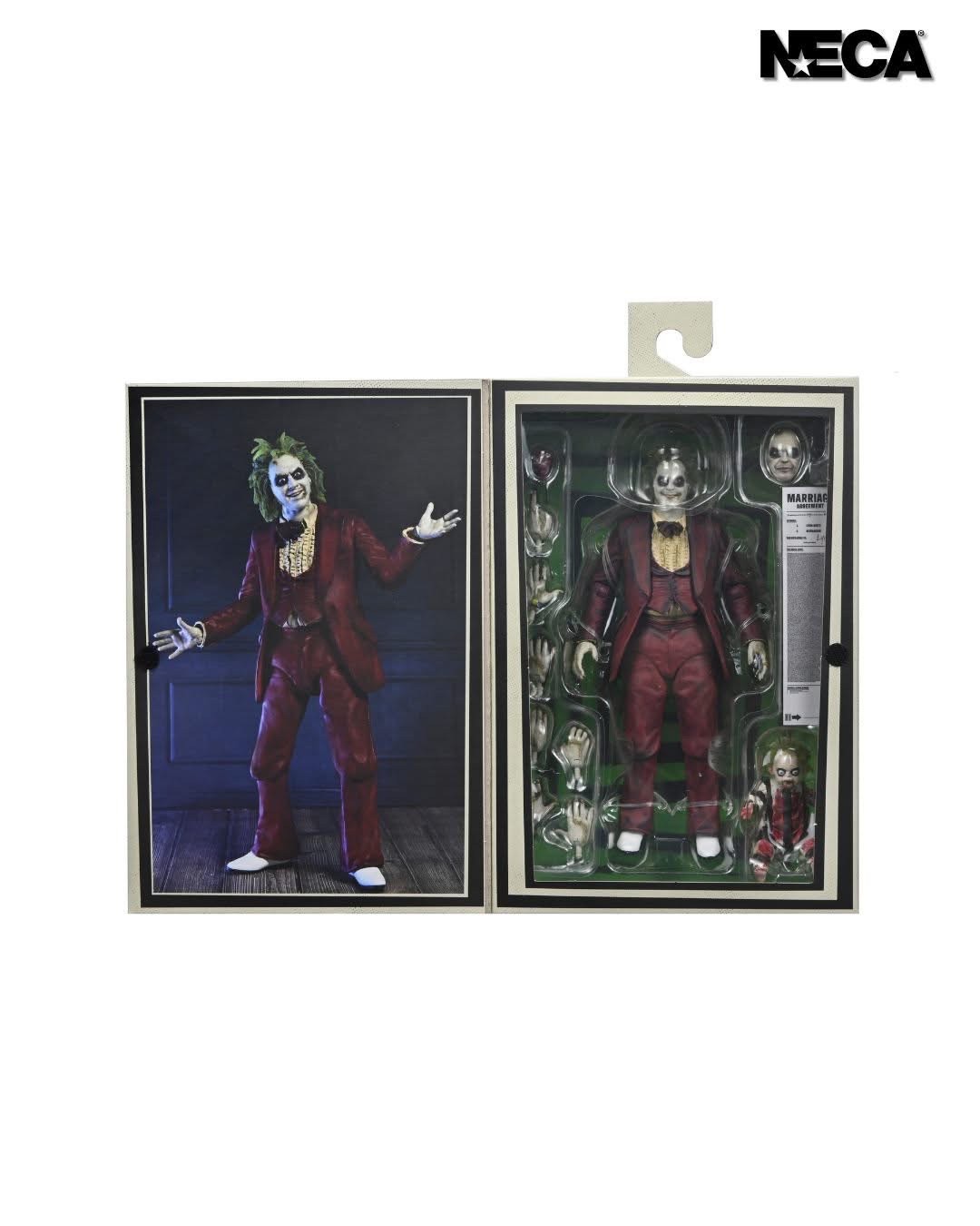 Pre-order : Beetlejuice Beetlejuice Ultimate "Red Tuxedo" Beetlejuice Action Figure by NECA