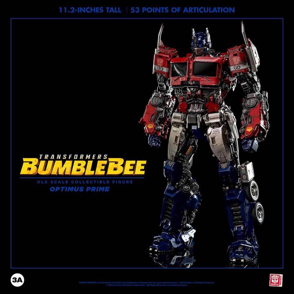 Pre-order : Transformers Bumblebee: DLX Scale Collectible Figure Series - Optimus Prime by 3A ThreeZero (Re-product)
