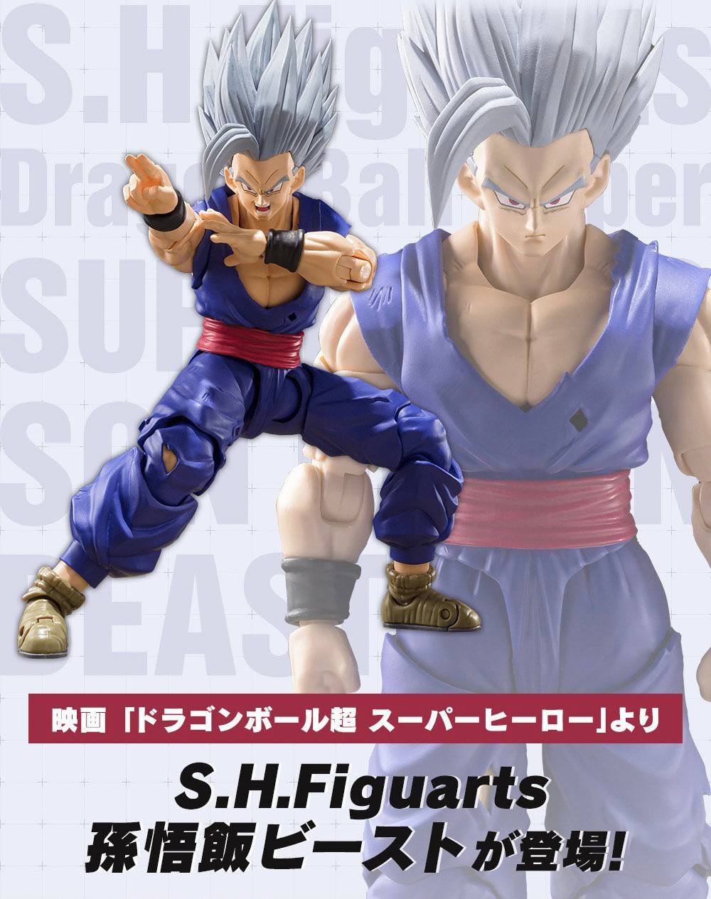 PRE-ORDER : S.H.Figuarts Son Gohan Beast (Dragon Ball Super Hero)