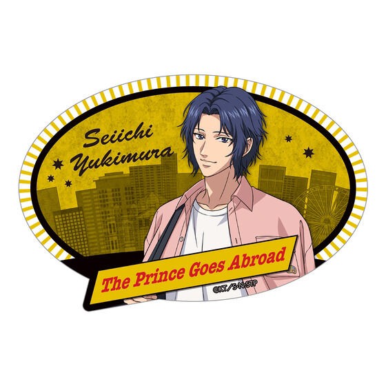 PRE-ORDER : New Prince of Tennis The Prince Goes Abroad Luggage Sticker Set