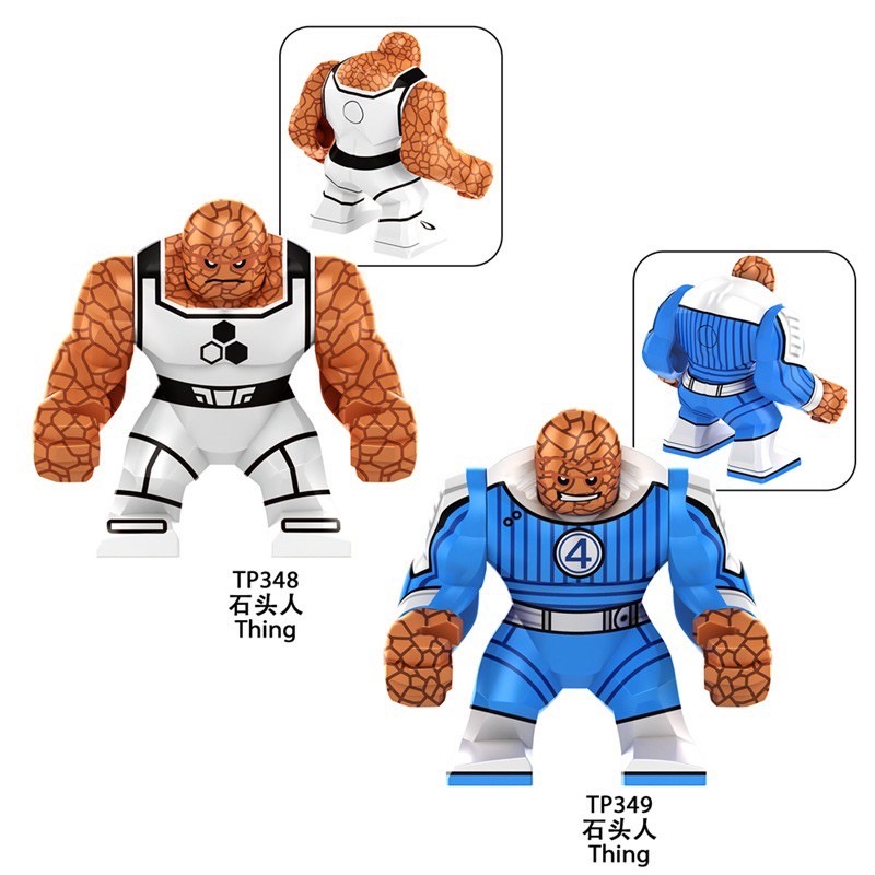 TP 348-349 Fantastic Four Heroes Series The Thing Assembly Building Blocks