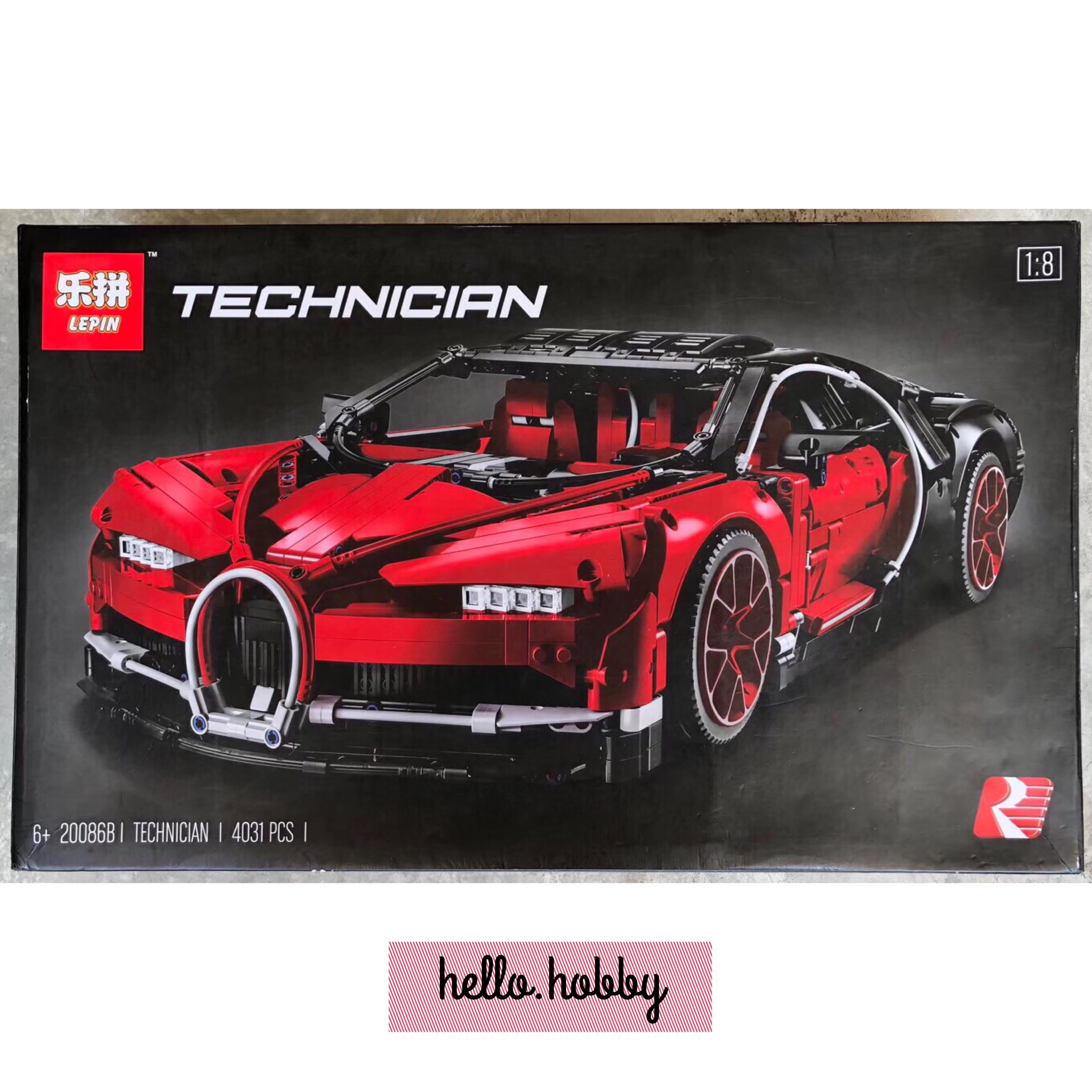 Lepin 20086B Bugatti Chiron 4031pcs