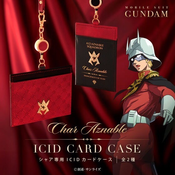 PRE-ORDER : Mobile Suit Gundam Char's ICID Card Case (2 types)