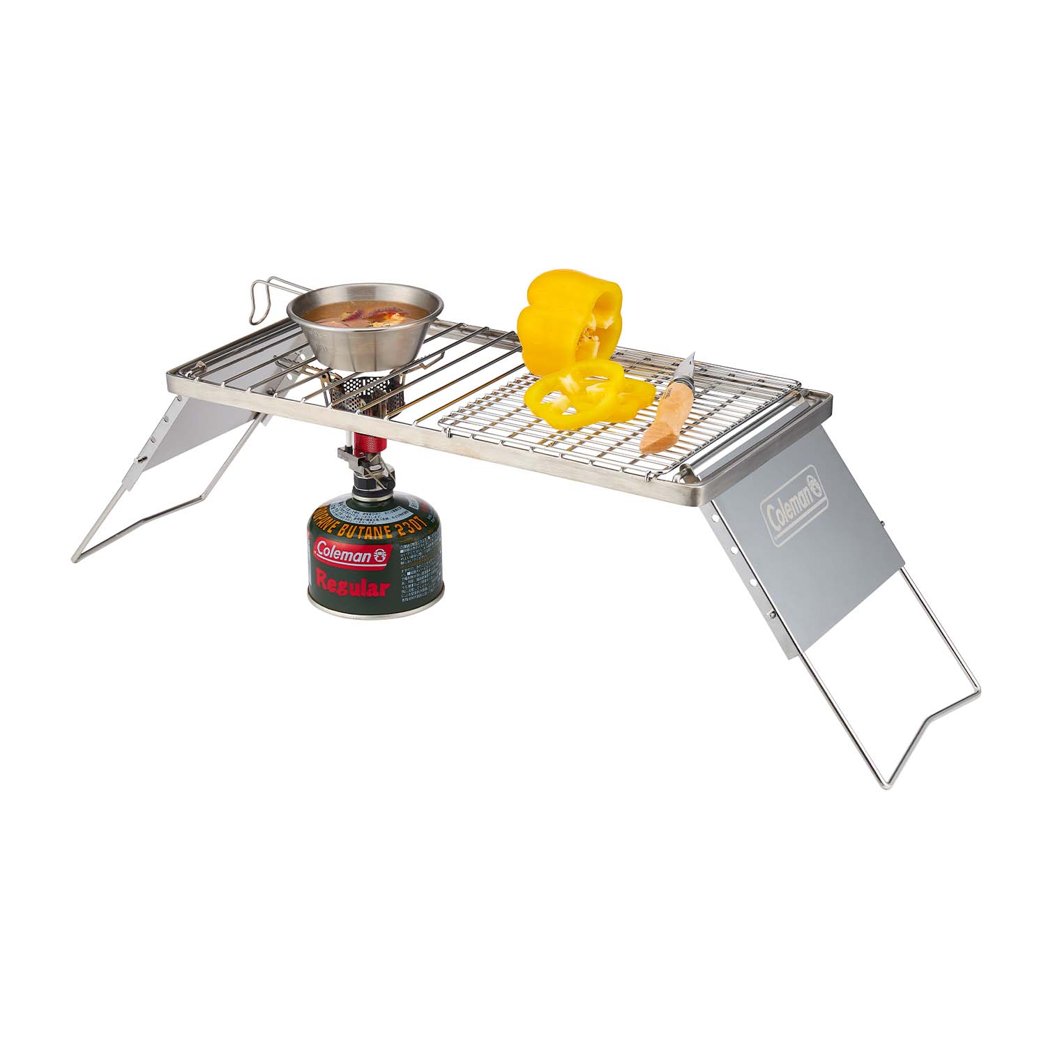 ตะแกรงวางหม้อและเตา Coleman Adjustable Grill Great (เฉพาะตะแกรงและกระเป๋า)