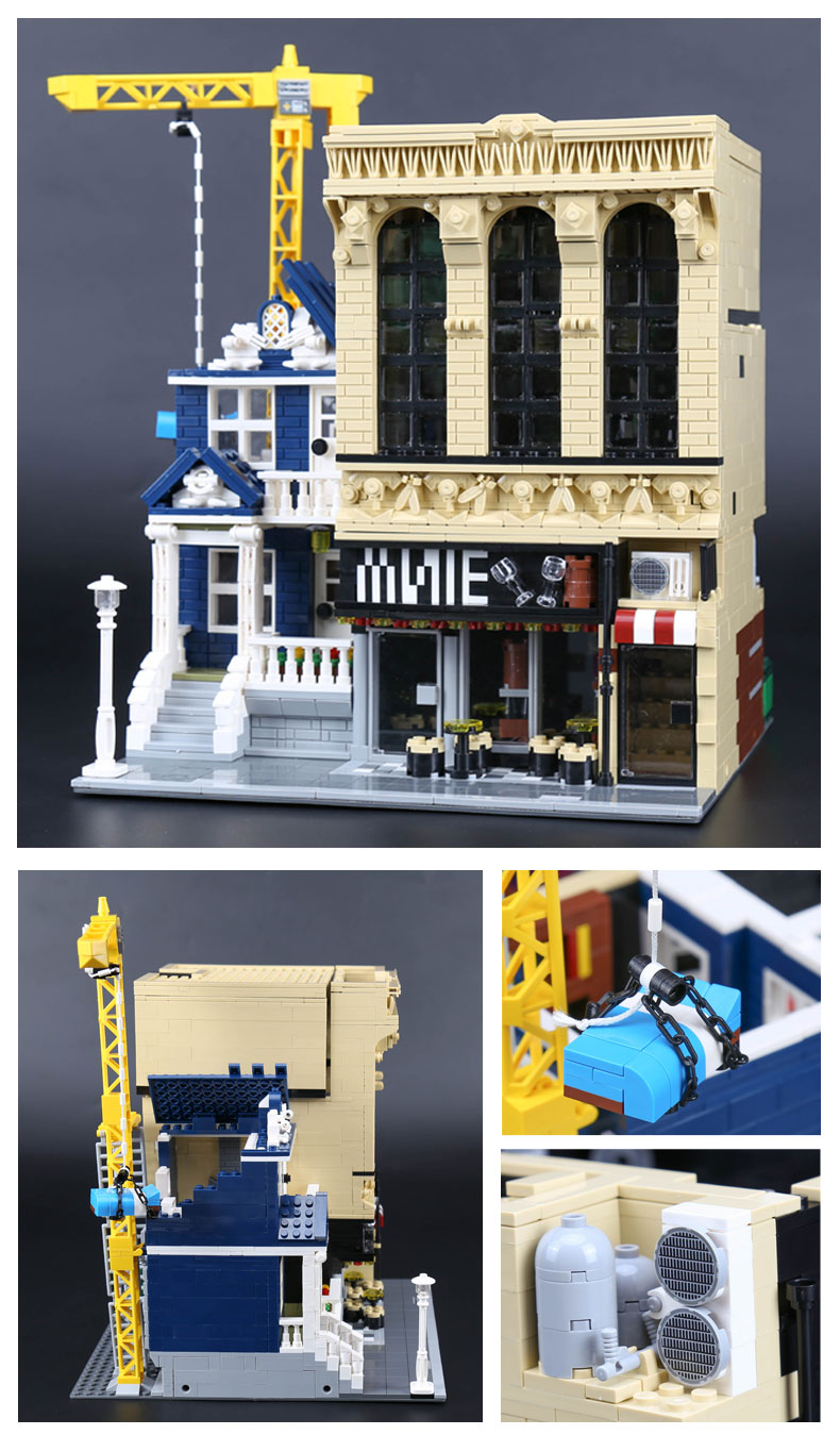 Lepin 15035 Wine Bar and Construction Site 2841pcs