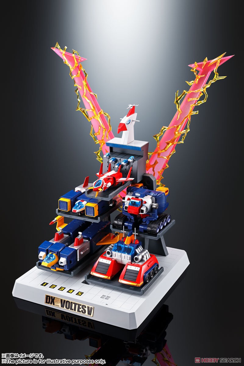 DX SOUL OF CHOGOKIN Volt in Box Voltes V by Bandai (มีกล่องน้ำตาล)(มีเสียง)