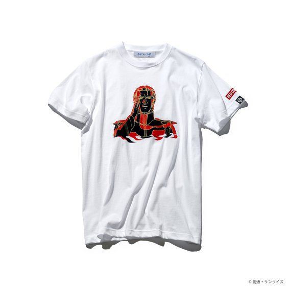 PRE-ORDER : STRICT-G "Mobile Suit Gundam Char's Counterattack" T-shirt Char Aznable Pattern