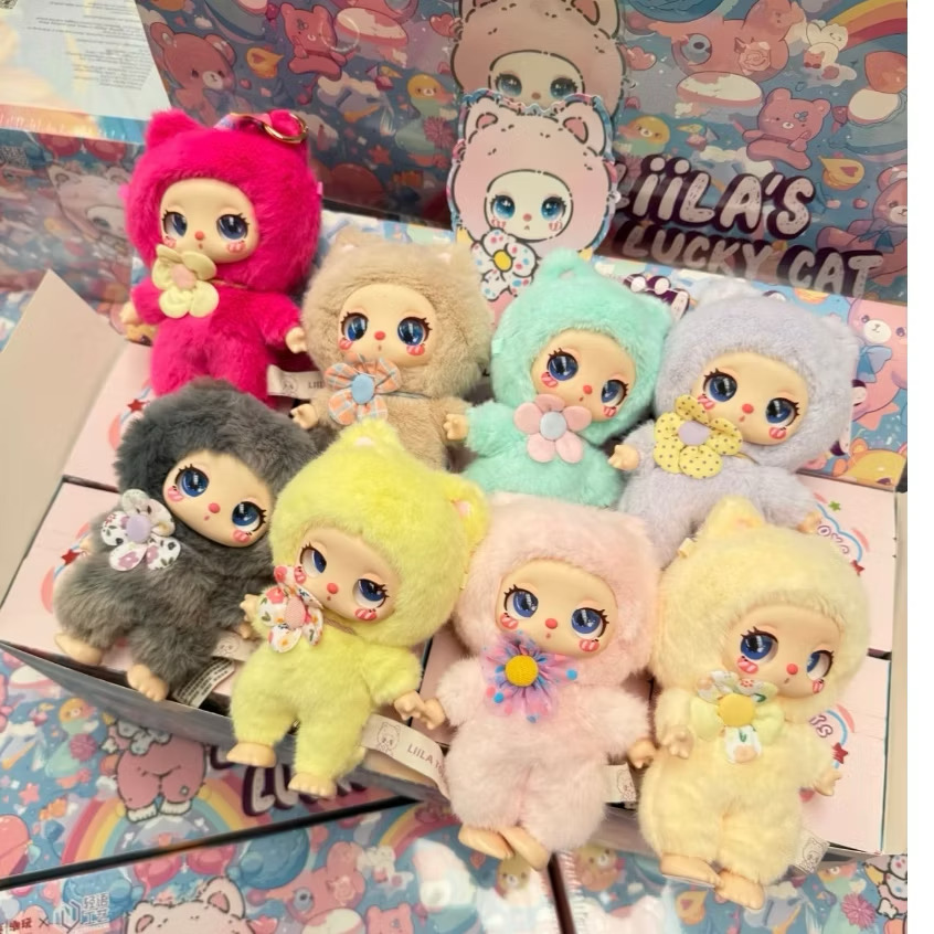 ตุ๊กตาพวงกุญแจ Lilla’s Lucky Cat Plush Toy Series by Leboo Studio