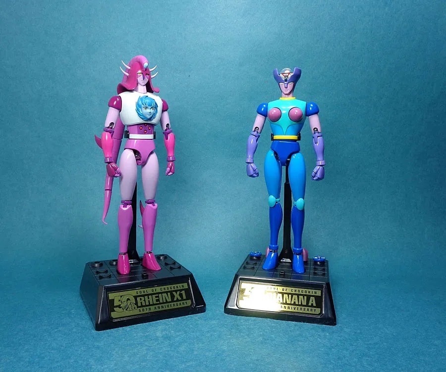 Soul of Chogokin - GX-108 Rhein X1 & Dianan A By Bandai