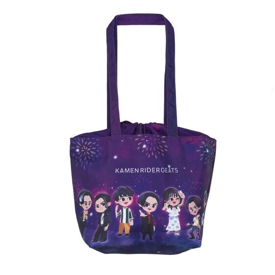 PRE-ORDER : Kamen Rider Geats Deformed Tote Bag Fireworks Pattern
