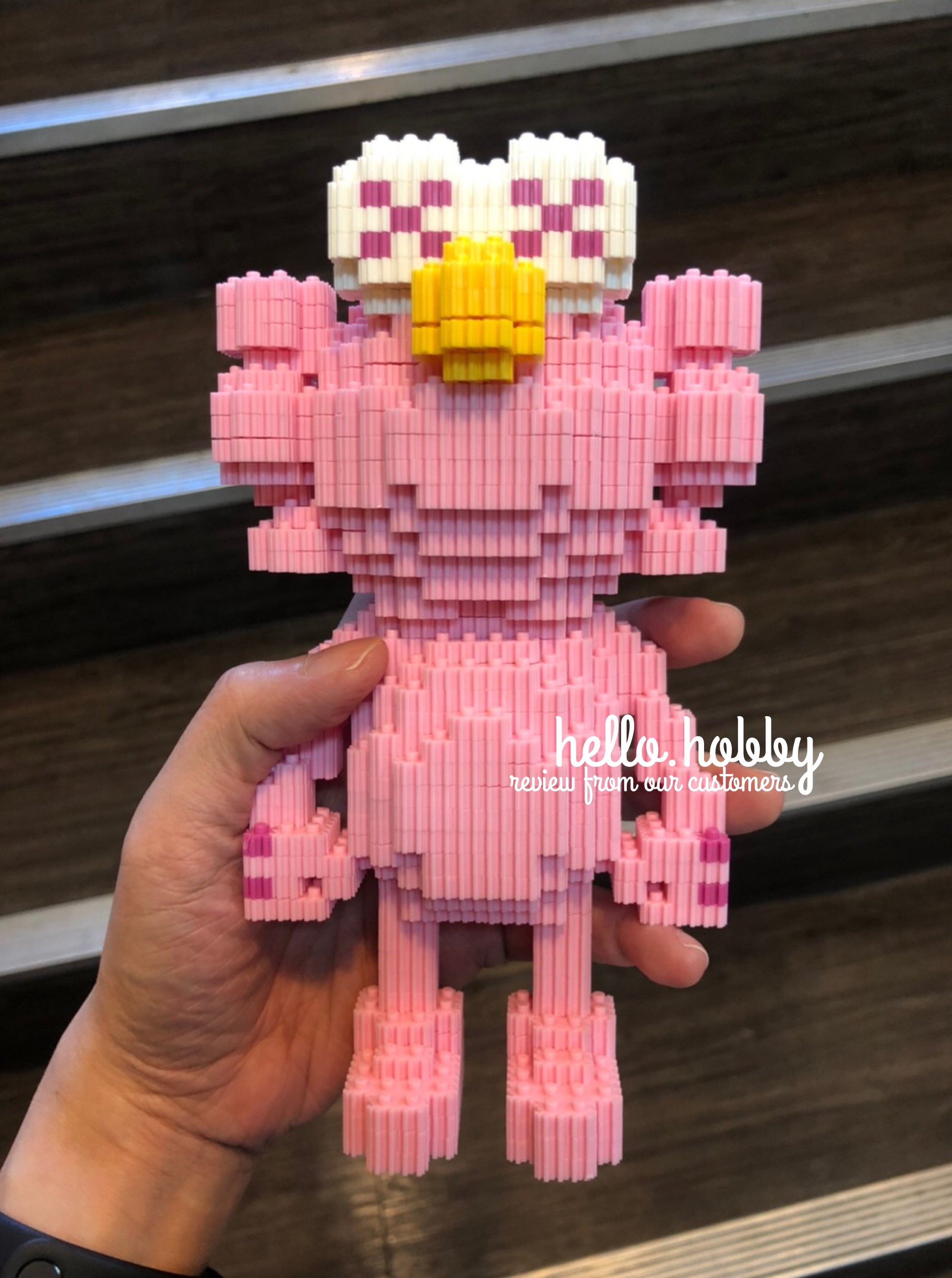 Linkgo 68252-68254 KAWS BFF x Sesame Street (แบบเฟือง)