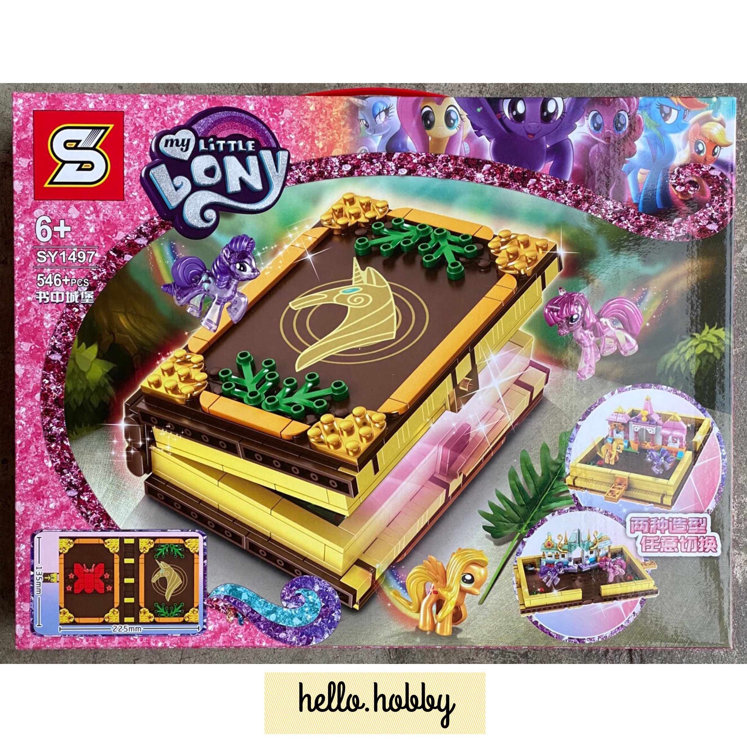 Sy 1497 My Little Pony Book 546pcs