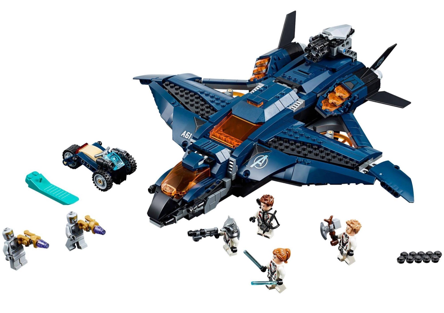 Lepin 07122 Avengers Ultimate Quinjet 938pcs