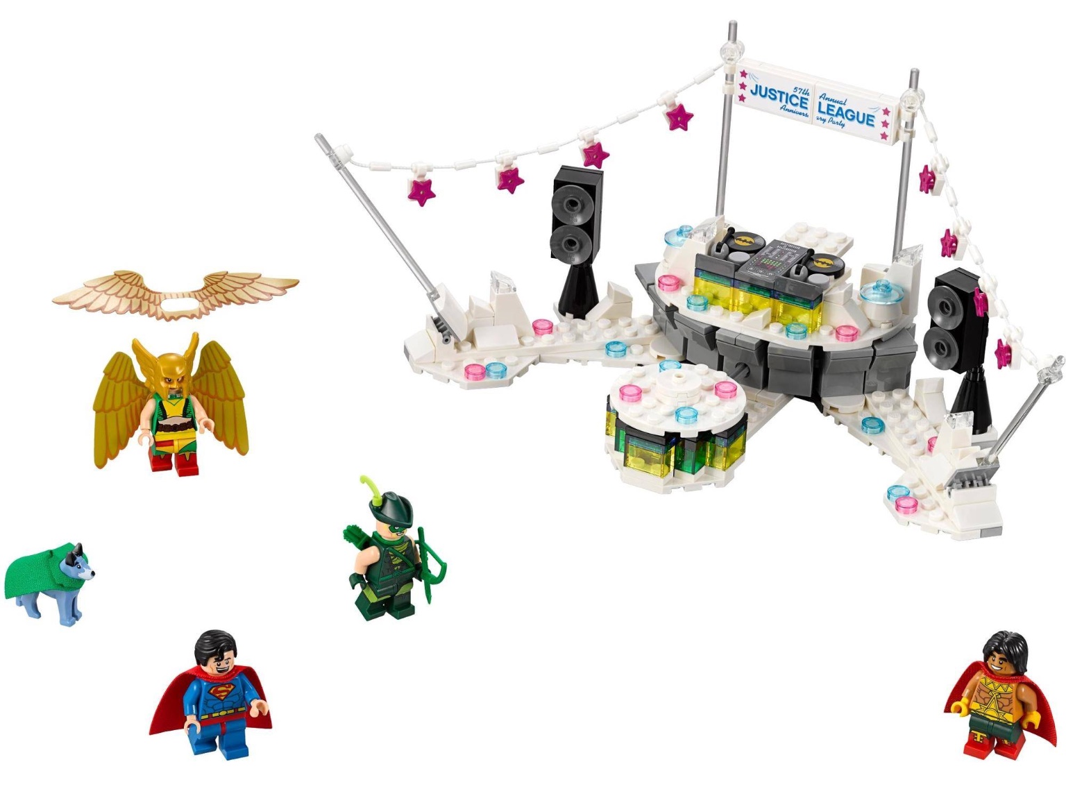 Lepin 07095 Batman The Justice League Anniversary Party 299pcs