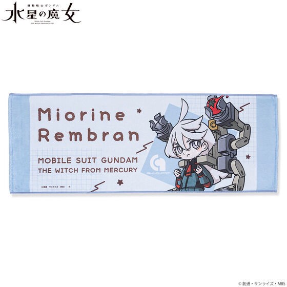 PRE-ORDER : Mobile Suit Gundam The Witch from Mercury Mecha Gurumi Face Towel (7 types in total)