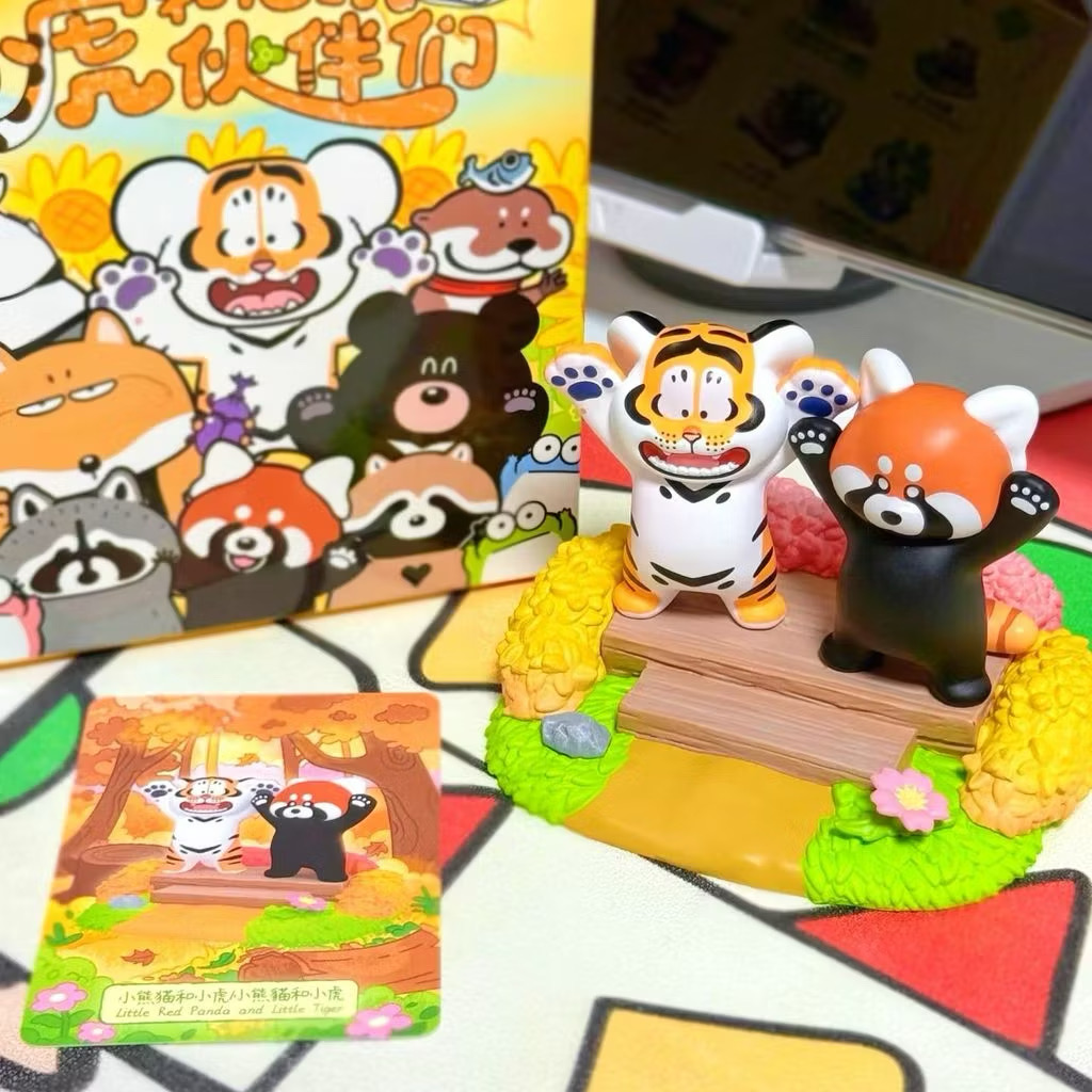 ร้าน🇹🇭 พร้อมส่ง✨ โมเดลได้ 1 ตัว - Panghu I'm Not Fat Tiger - Little Tiger and His Partners Series by Funism