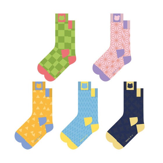 PRE-ORDER : Demon Slayer: Kimetsu no Yaiba Festival Day Socks