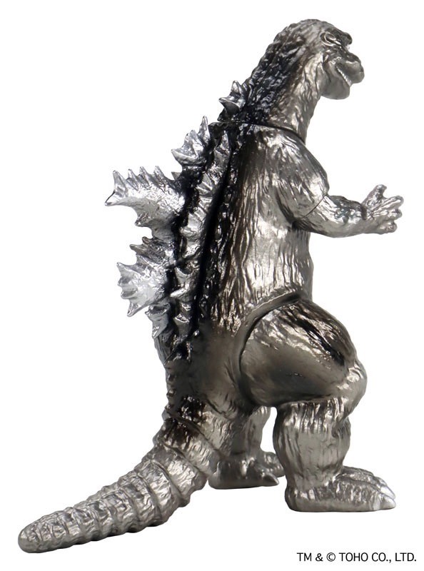 Godzilla - CCP Middle Size Series Vol.11 Godzilla (1954) GunMetallic Ver. Soft Vinyl by CCP (Lot JP)
