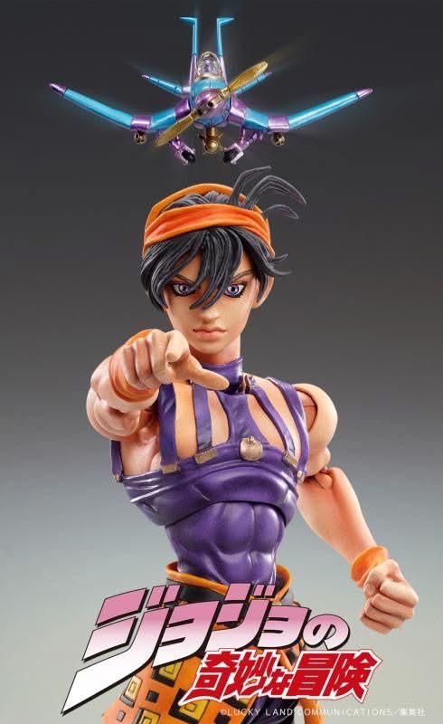 Pre-order : Super Action Statue - JoJo's Bizarre Adventure Part.V #44 Narancia Ghirga & Aerosmith by Medicos