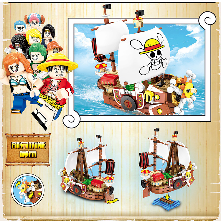 SY 6298 One Piece THOUSAND SUNNY 432pcs