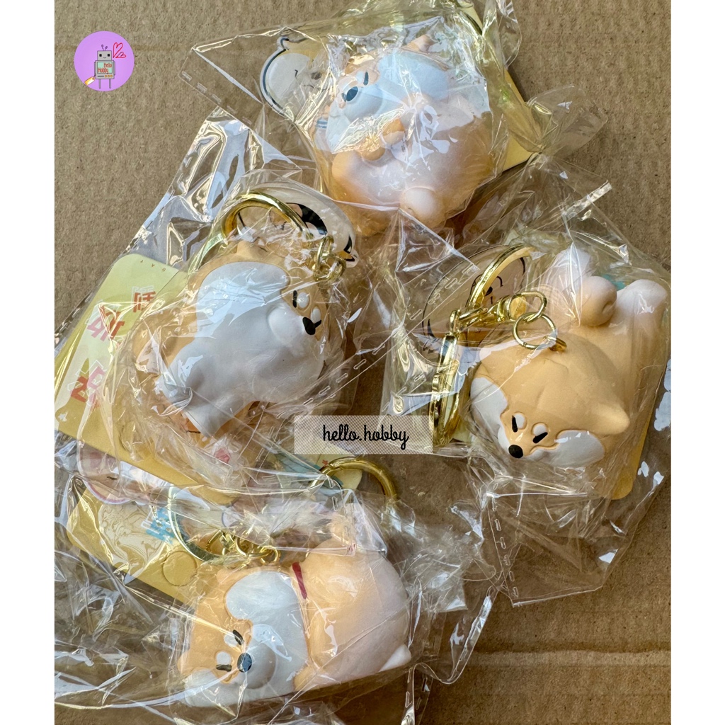 พวงกุญแจ เจ้าหมาชิบะ ลิขสิทธิ์แท้ Shiba - The daily life of Achai Goji Series Keychain Pendant by Baimao
