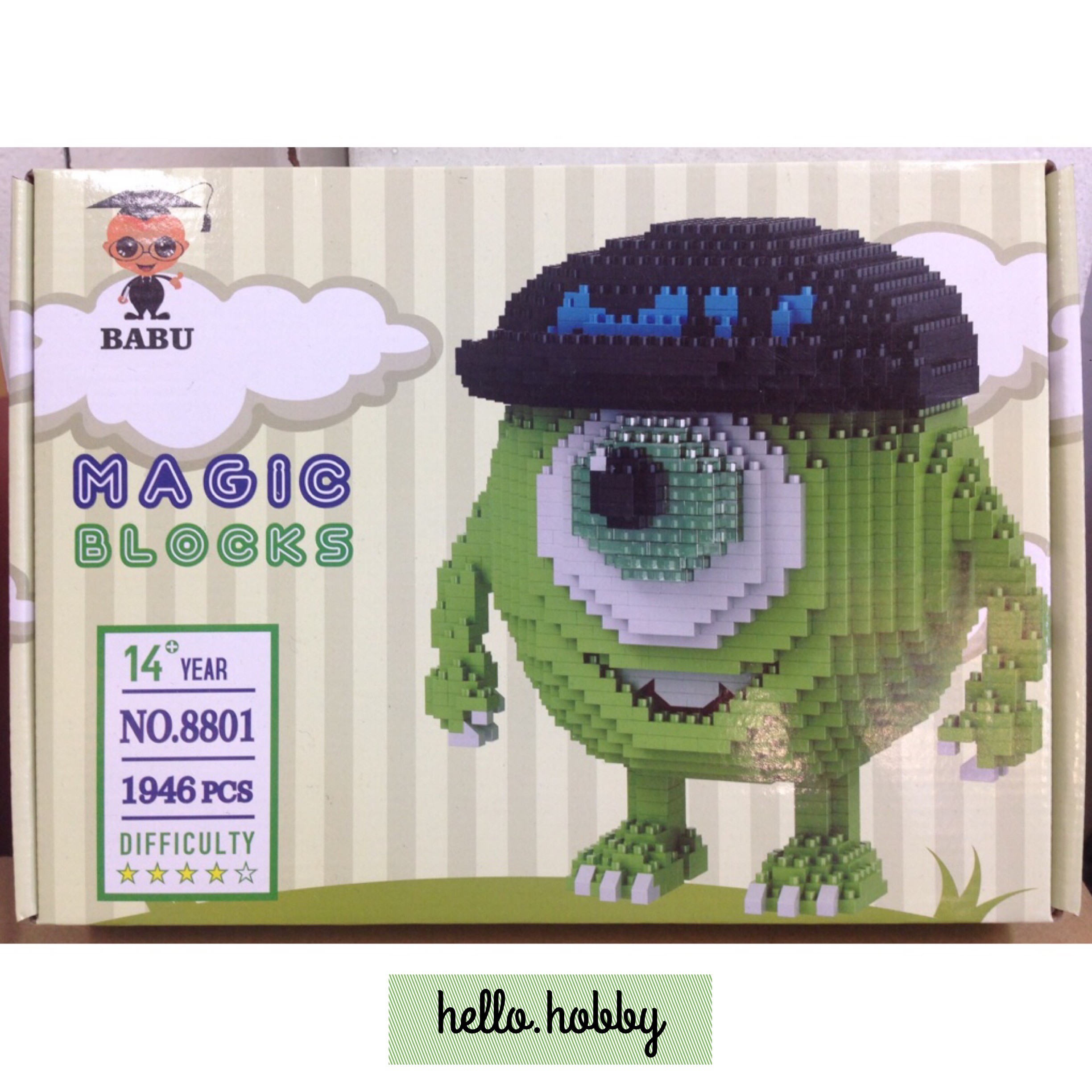 Babu 8801 Monster Inc. Mike 1946pcs
