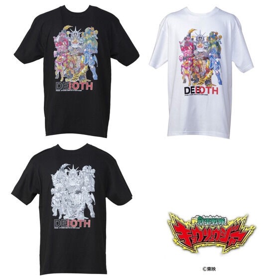 PRE-ORDER : K-Suke Design Zyuden Sentai Kyoryuger 10th Anniversary Deboth Army T-shirt