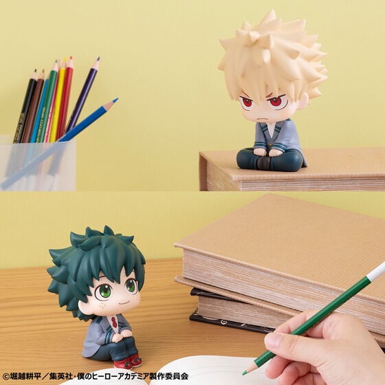 PRE-ORDER : Rukappu My Hero Academia Izuku Midoriya & Katsuki Bakugou Set [Limited cushion included]