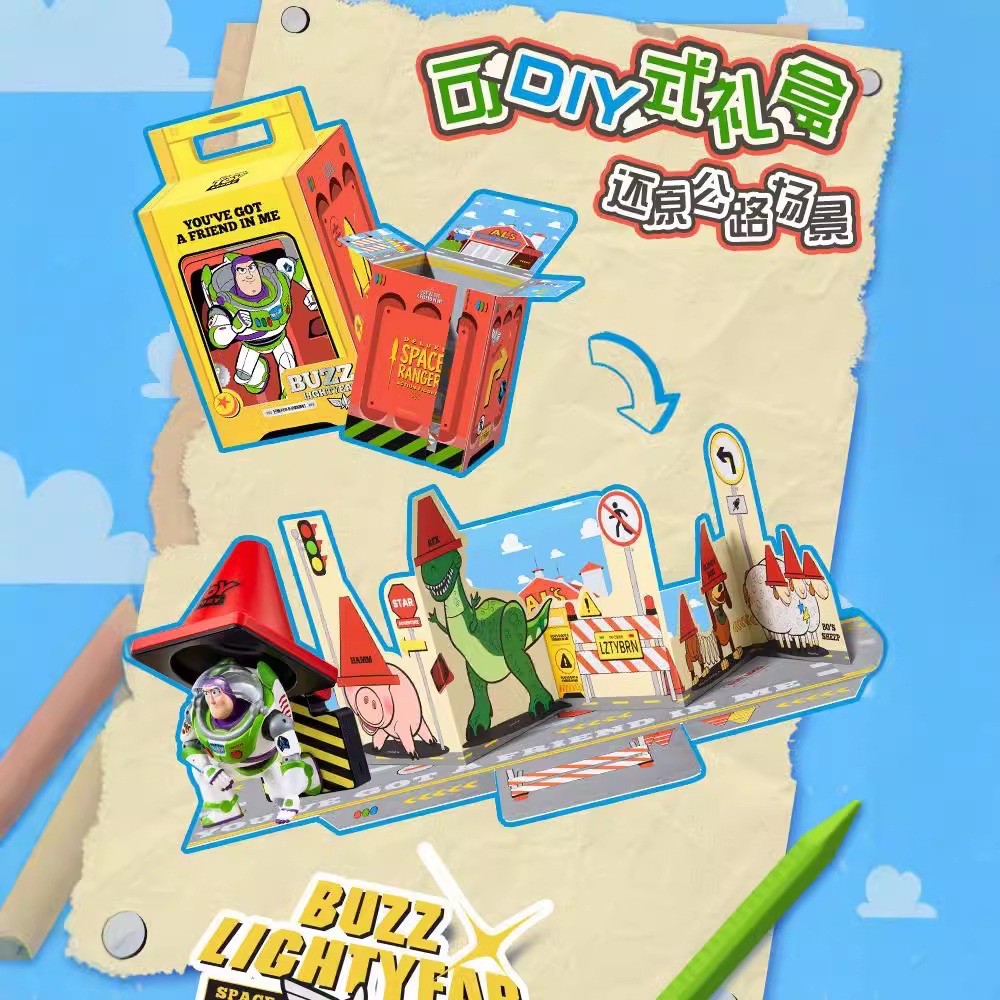 โมเดล โคมไฟ Toy Story - Buzz Lightyear Roadblock Light by MarTube