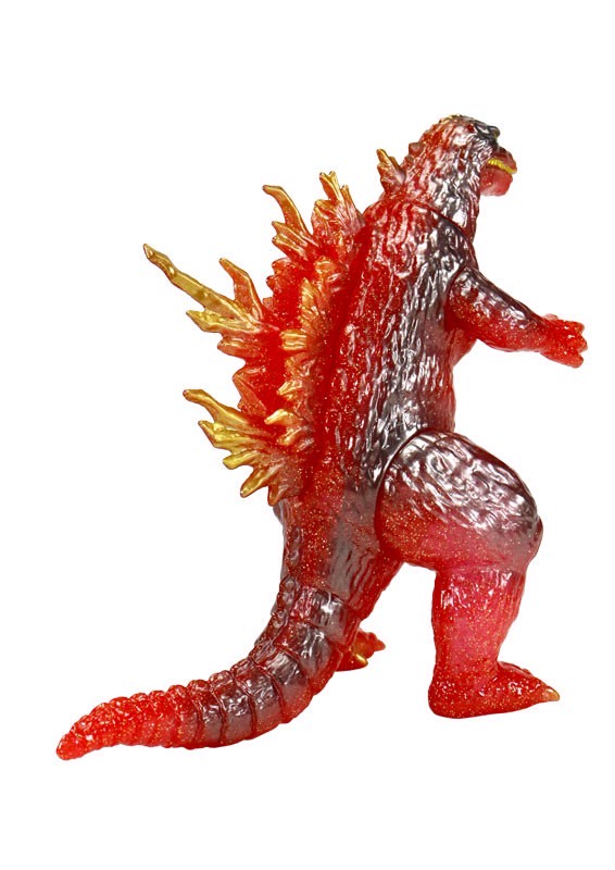 Godzilla - CCP Middle Size Series - Godzilla Vol.12 - Godzilla (1999) Heat Ray Red Glitter Ver. Soft Vinyl by CCP (Lot JP)