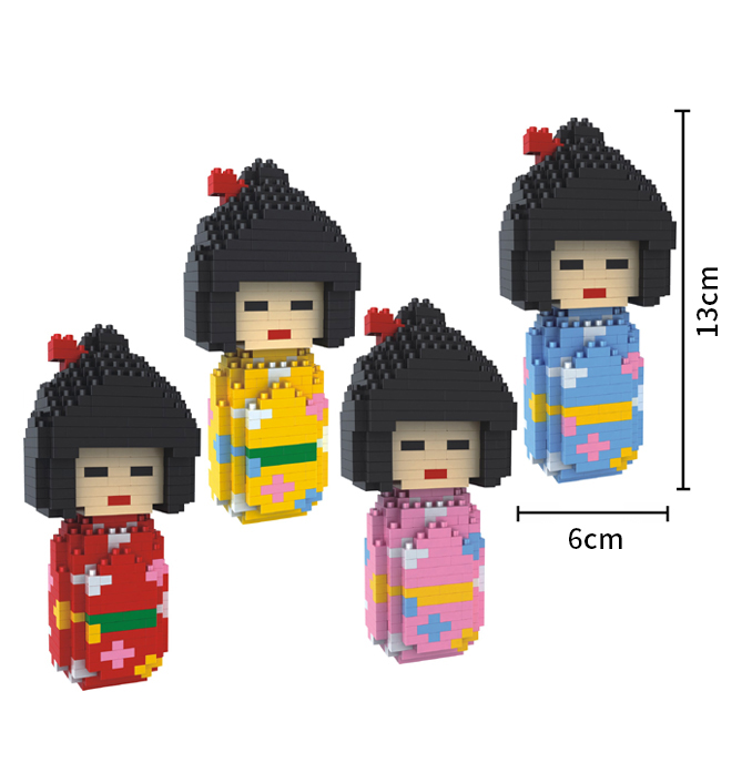 HC Magic 9032 Kokeshi Doll 1848pcs