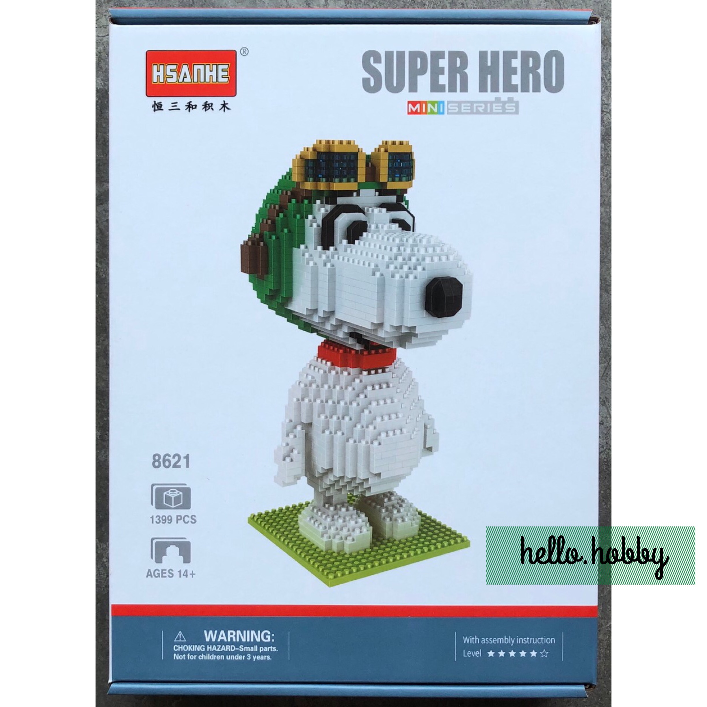 Hsanhe 8621 Snoopy 1399pcs
