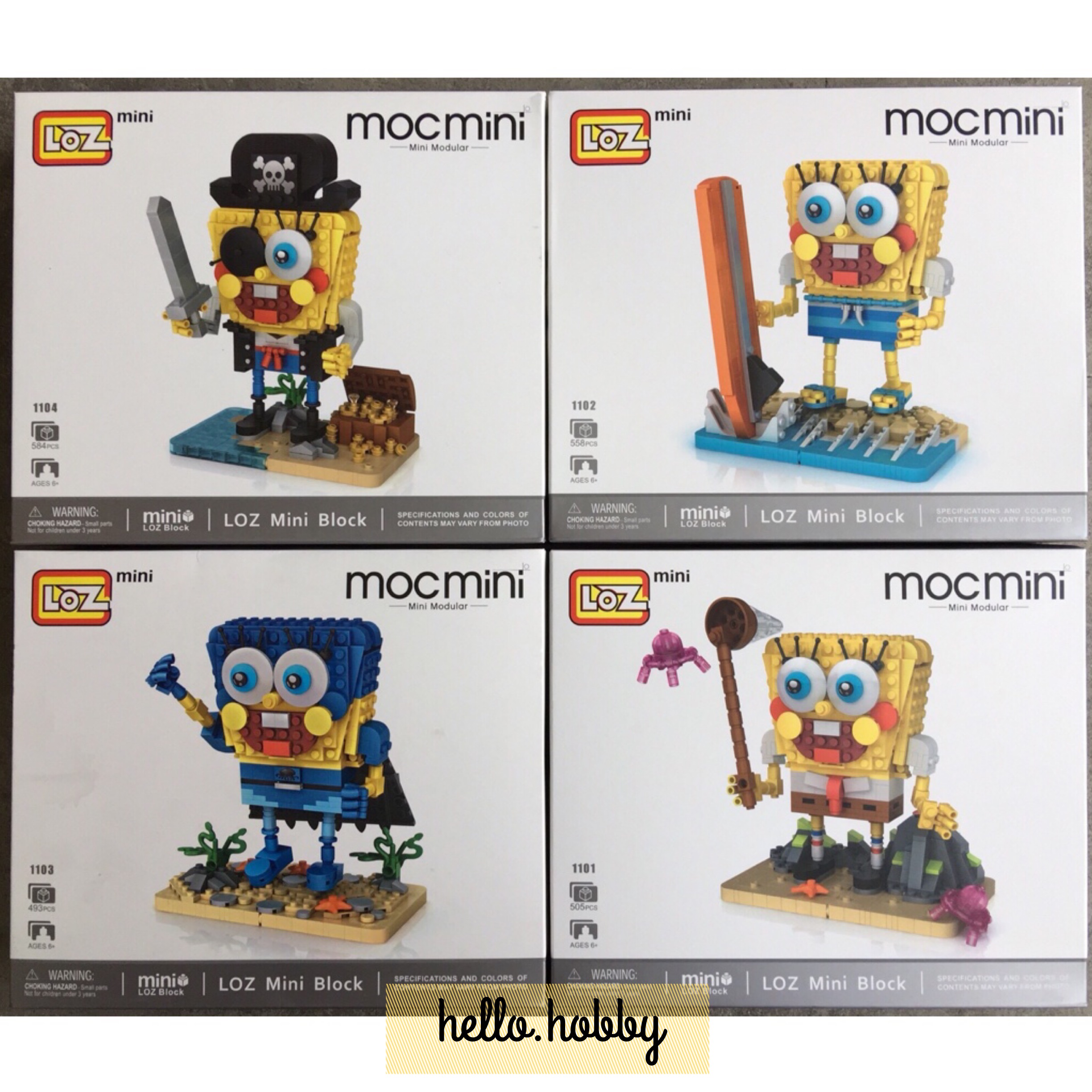 LOZ 1101-1104 SpongeBob