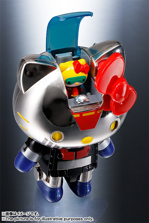 Chogokin HELLO KITTY (Mazinger Z color)