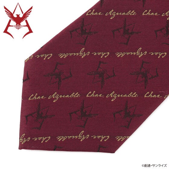 PRE-ORDER : Mobile Suit Gundam Char Design Necktie
