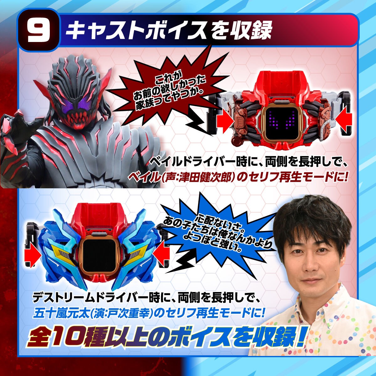 PRE-ORDER : Kamen Rider Revice Transformation Belt DX Vail Driver & Destream Driver Unit