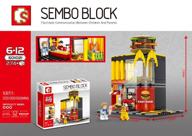 Sembo Block - 601021 Mc Donald 274pcs