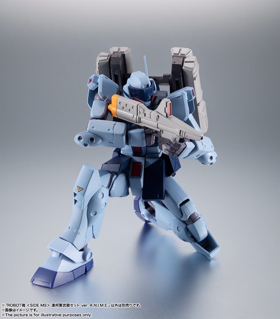 re-order : ROBOT SPIRIT SIDE MS EARTH FEDERATION FORCE WEAPON SET VER. A.N.I.M.E.
