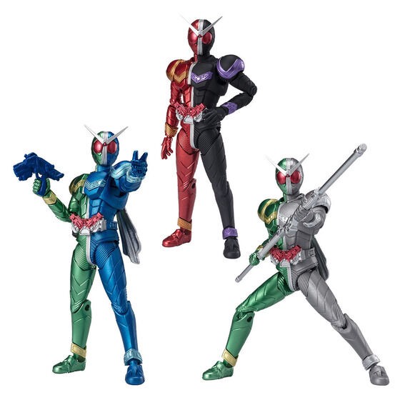 PRE-ORDER : Shodo-XX Kamen Rider W Half Change Set 01 / 02