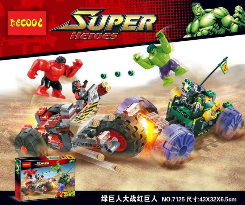 Decool 7125 Hulk vs. Red Hulk 378pcs