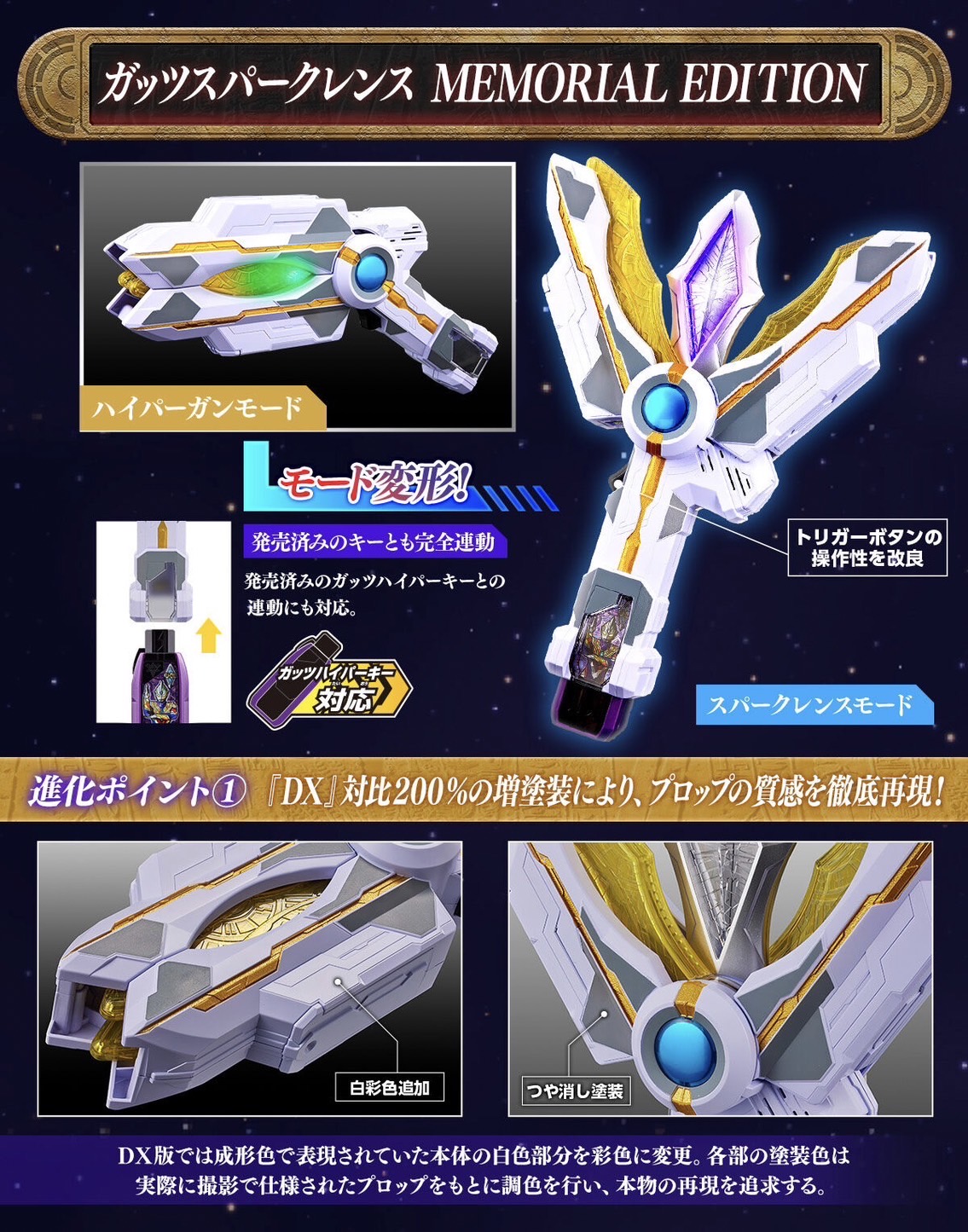 PRE-ORDER : GUTS Sparklence MEMORIAL EDITION