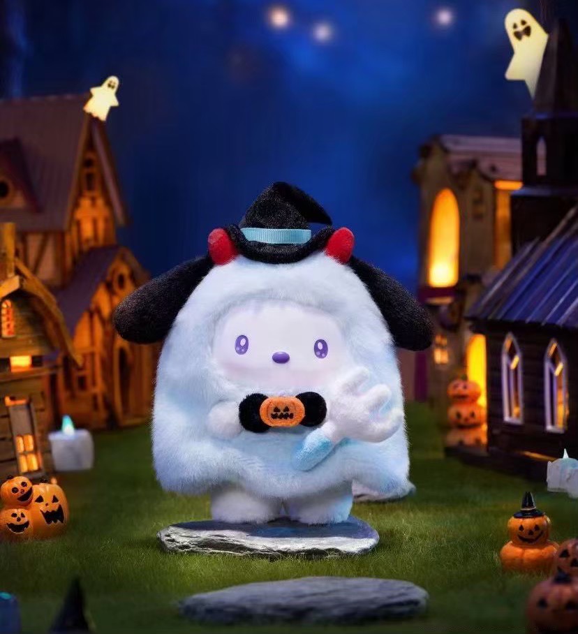 ตุ๊กตาพวงกุญแจ Sanrio - Halloween Candy Carnival Night Series Vinyl Plush Pendant Keychain by Miniso