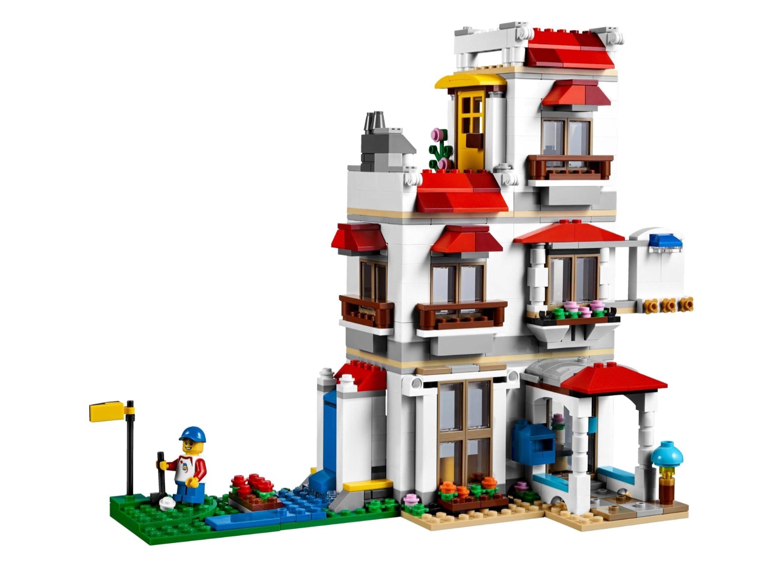 Lepin 24046 Modular Family Villa 815pcs (light brick)