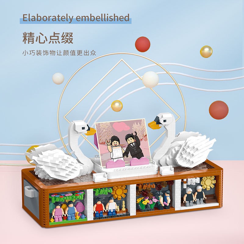 เลโก้นาโน Size Jumbo - Moyu MY 93005-93006 Love Bear