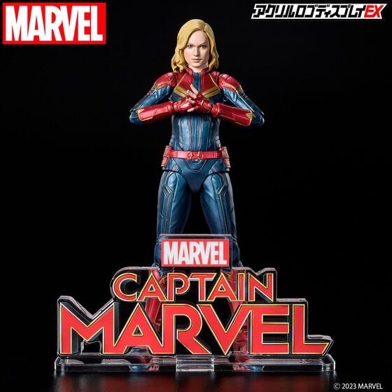 PRE-ORDER : Acrylic Logo Display EX Captain Marvel Logo