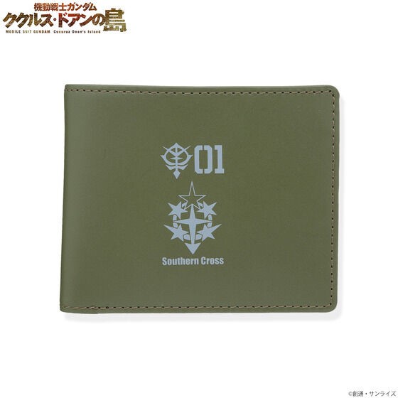 PRE-ORDER : Mobile Suit Gundam Cucuruz Doan's Island Southern Cross Corps Bi-fold Wallet
