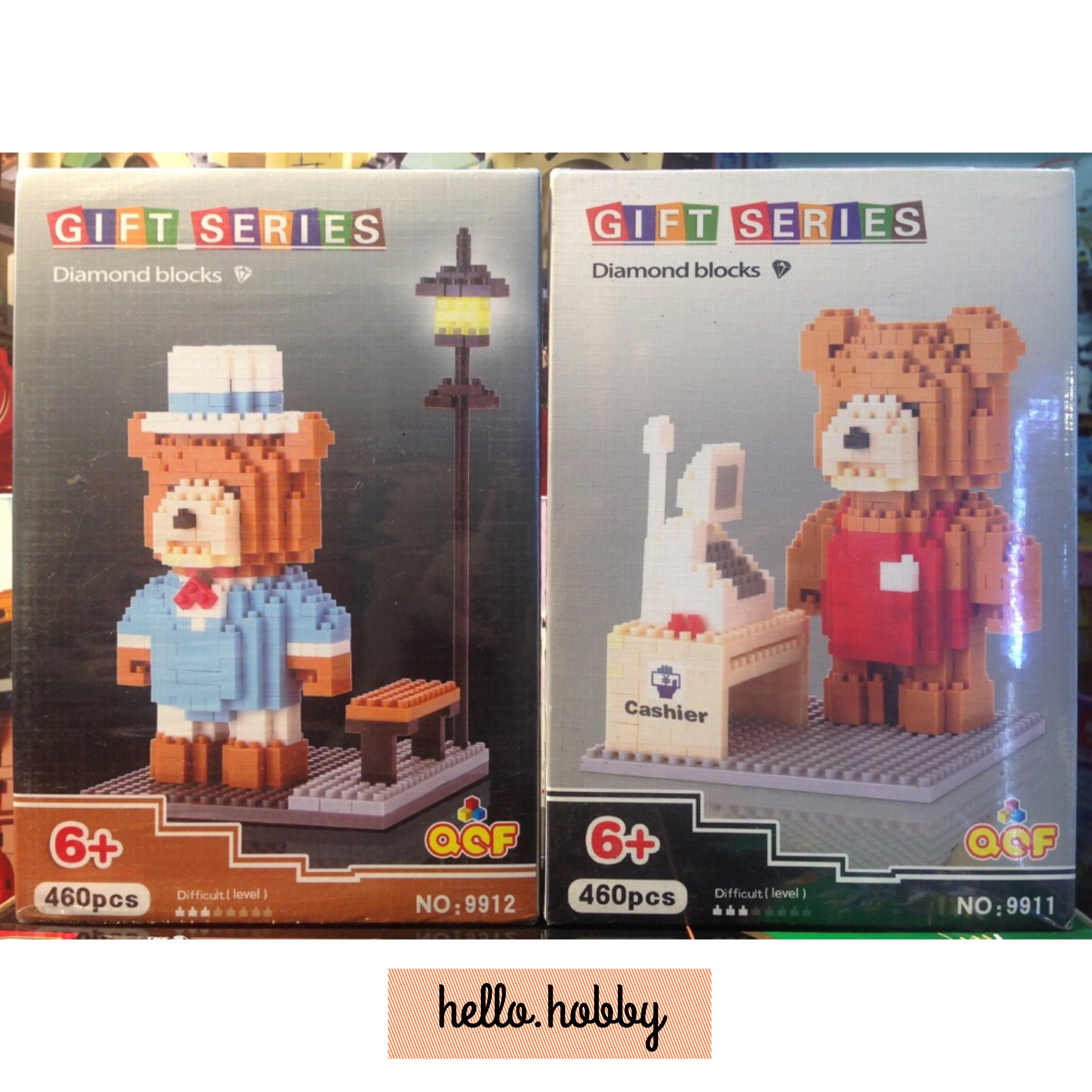 QCF 9911 Teddy Bear on Cashier 460pcs