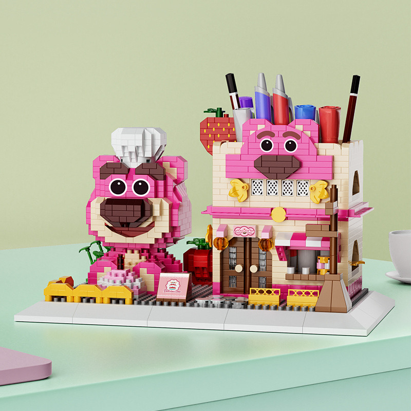 YKO P 1152 - 1157 Pen Holder Shop Set Cinnamoroll / Pikachu / Stella lou / Lotso / Kuromi / Linabel